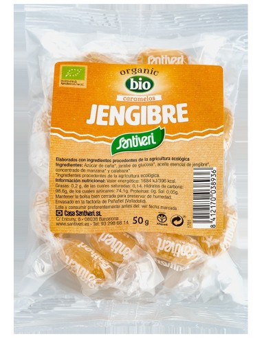 Santiveri Caramelos De Jengibre Bio 50G