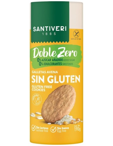 Santiveri Galletas Sin Gluten Doble Zero 190G