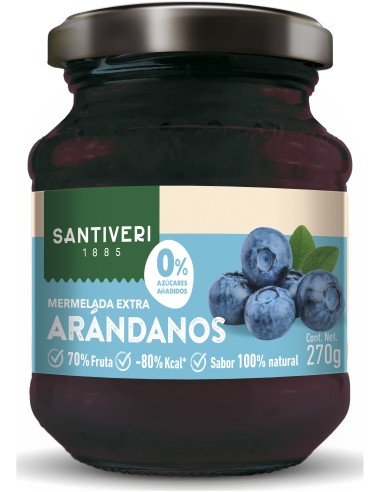 Mermelada Arandano 0% Azucares 270 G