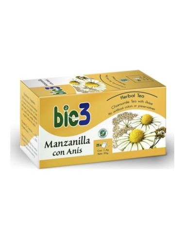 Bie3 Infusión Manzanilla Con Anís 25 Filtros