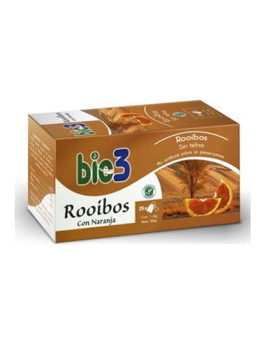 Bio3 Rooibos Con Naranja 25 Bolsitas