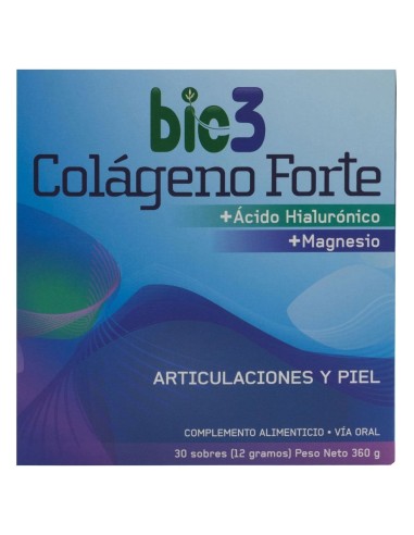 Bio3 Colágeno Forte 30 Sobres X 12G