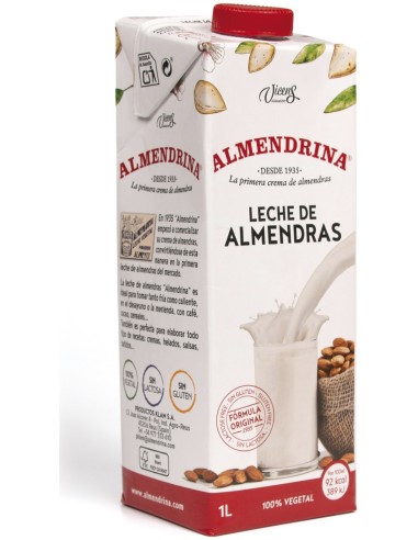 Almendrina Leche Almendra Azucar 1000Ml