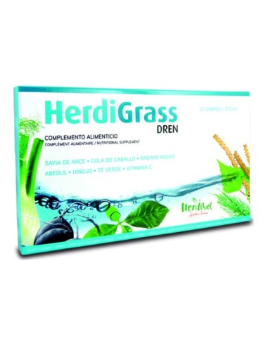 Herdigrass Dren 20 Sticks X 15 Ml Drenante