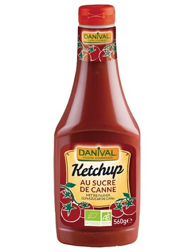 Ketchup Con Azucar De Caña  Bio 560 G