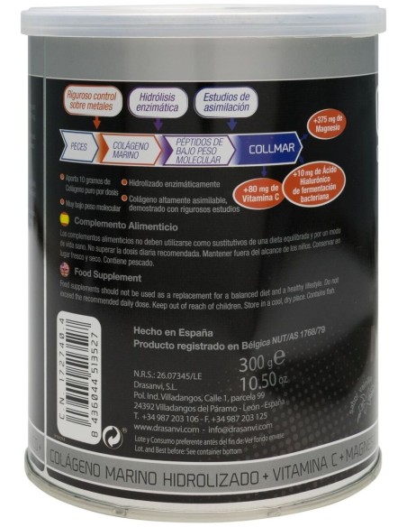 Drasanvi Collmar Colágeno Marino Sabor Vainilla 300G
