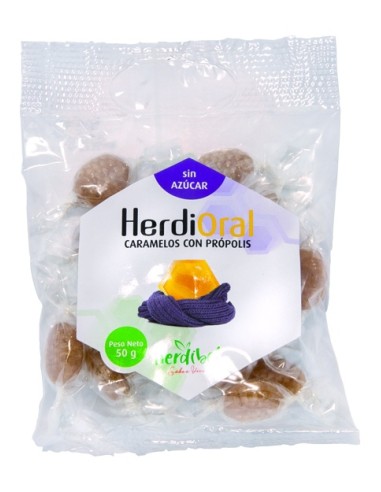 Herdibel Herdioral Caramelos Con Propolis 50G