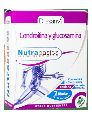 Condroitina+Glucosamina 48 Caps Nutrabasicos