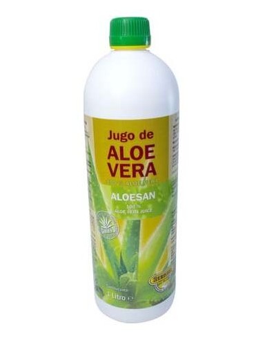 Aloesan 1 L Aloe Vera 100 % Botella Plastico