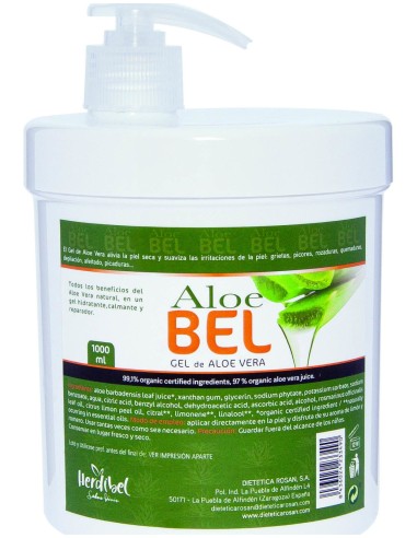 Aloebel Gel De Aloe Vera 1 Litro