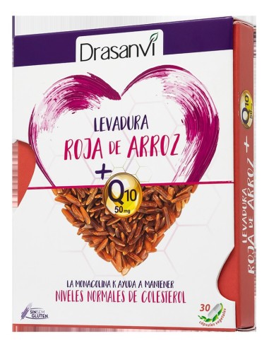 Levadura Arroz Rojo (2,9Mgmonacolina K) Coq10 30