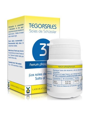 Tegor Tegorsal 3 Ferrum Phosphoricum 350Comps