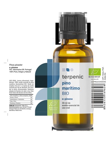 Terpenic Aceite Esencial Pino Maritimo Trementina 30Ml