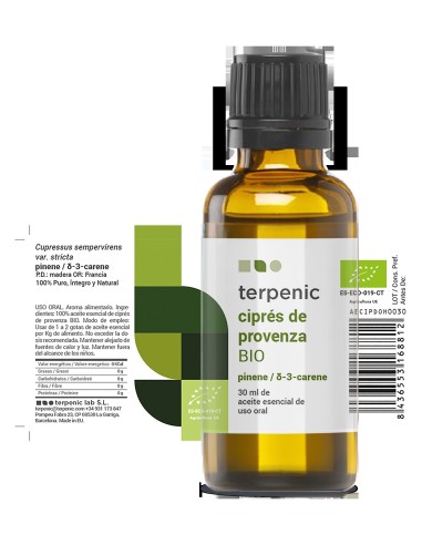 Aceite Esencial Cipres De Provenza Bio 30 Ml