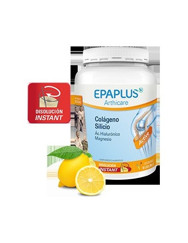 Epaplus Arthicare Colágeno + Silicio + Hialuronico + Magnesio Polvo Sabor Limón 325G