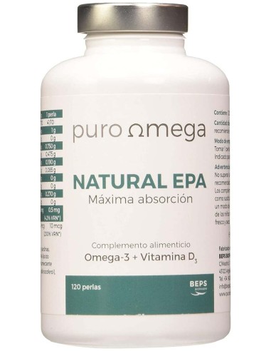 Beps Biopharm Natural Epa Maxima Absorcion 120 Perlas