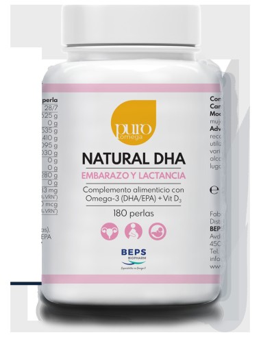 Natural Dha Embarazo Y Lactancia 180 Perlas