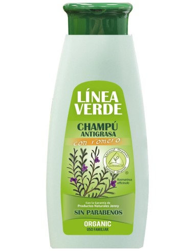 Linea Verde Champú Antigrasa Con Romero 400Ml