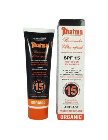 Rhatma Bronceador Solar Ultra Rapido Spf15 200 Ml