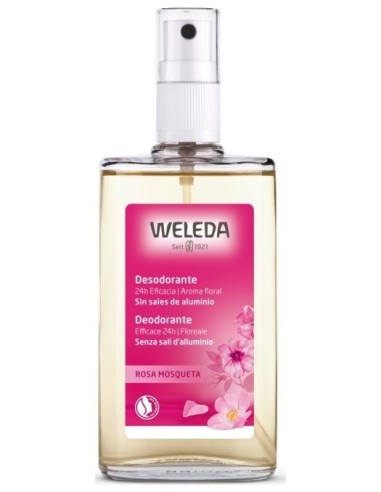 Weleda Desodorante De Rosa Spray 100Ml