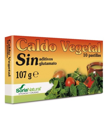 Soria Alimentacion Caldo Vegetal 10 Und