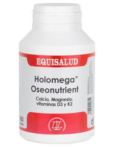 Holomega Oseonutrient Ca. Mg Vitaminas D3, K2 180