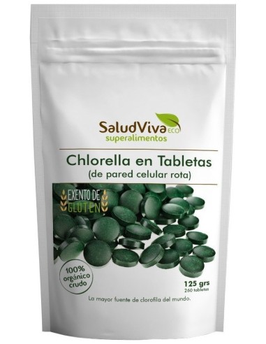 Chlorella 125 Gr 260 Tabletas Eco