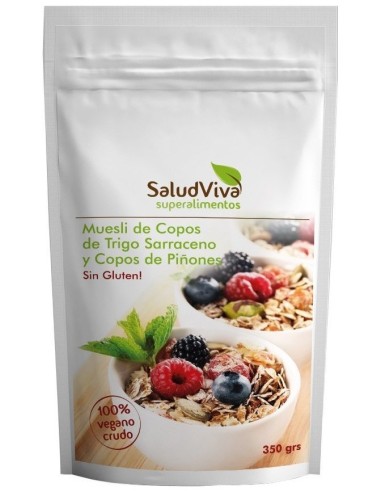 Muesli De Copos De Trigo Sarraceno Y Piñones 3