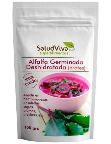 Salud Viva Brotes De Alfalfa Germinados 100G