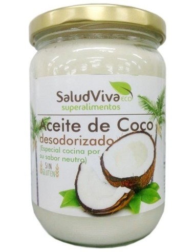 Salud Viva Aceite De Coco Desodorizado 565Ml