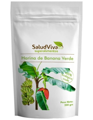 Salud Viva Harina De Banana Verde 200G