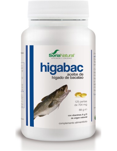 Higabac Aceite De Higado De Bacalao 125 Perlas