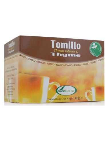 Soria Natural Tomillo Infusión 20 Filtros