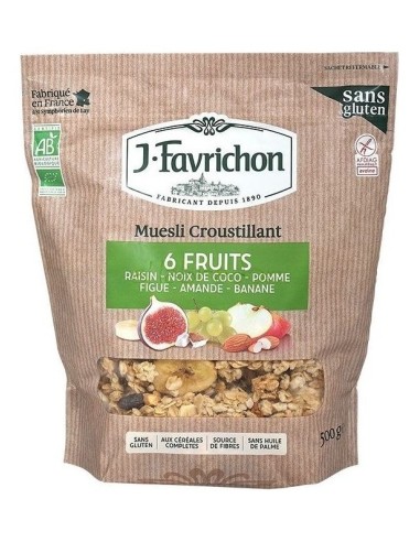 Joseph Favrichon Crunchy Muesli 6 Frutas 375G