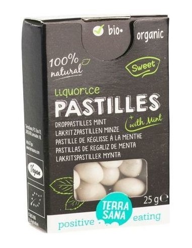 Terrasana Pastillas De Regaliz Con Menta Bio Orgánico 25G