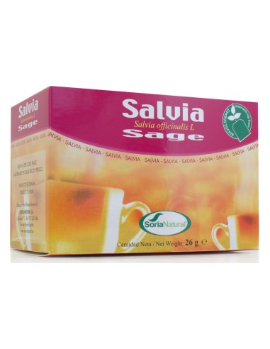 Soria Natural Salvia Infusión 20 Filtros