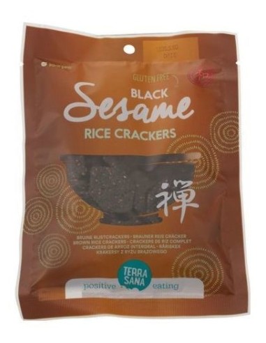 Sesamo Negro Arroz Crackers Crackers De Arroz Inte