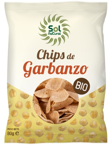 Solnatural Chips Garbanzos Bio 80G