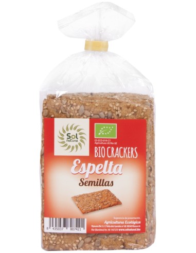 Cracker De Espelta Y Semillas Bio 200 G