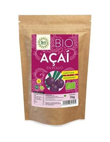 Solnatural Acai Polvo Bio S/G Vegano 70G