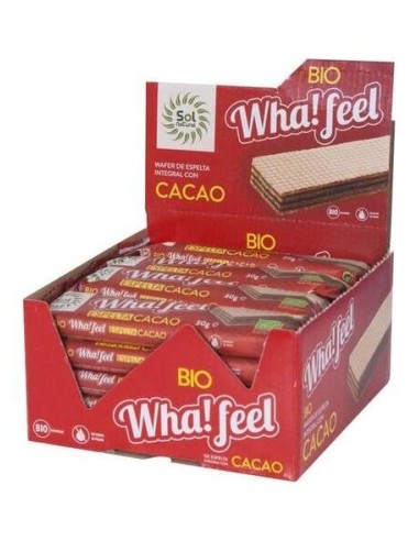 Sol Natural Wha! Feel Snack Espelta Y Cacao Bio 20X30G