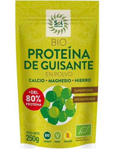 Solnatural Proteina Guisante Bio S/G Vega 250G