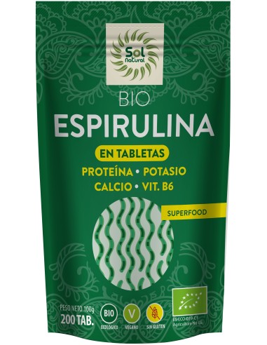 Espirulina En Tabletas Bio 200 Tabletas