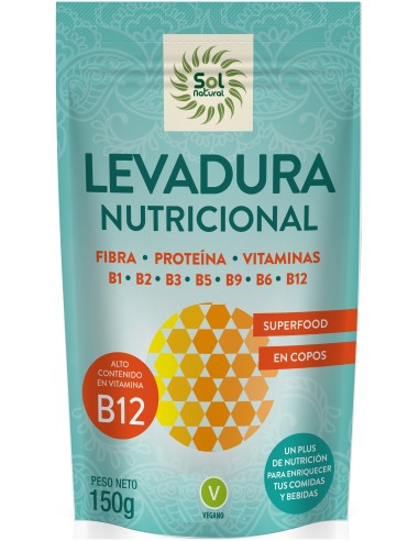 Levadura Nutricional Con Vitamina B-12 150 G