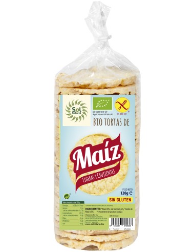 Solnatural Tort. Maiz Biologico S/G 120G