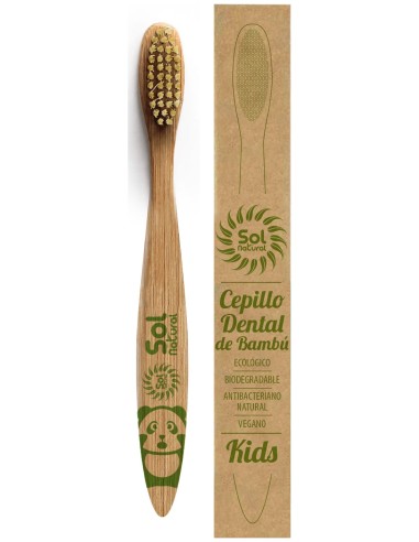 Solnatural Cepillo Dental Bambu Infantil 1Ud