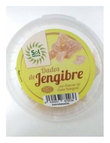 Sol Natural  Dados De Jengibre Bio 125G