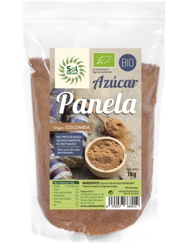 Sol Natural Azucar Panela Bio Familiar 1Kg