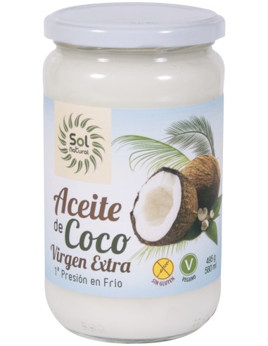 Aceite De Coco Virgen Extra Grande Bio 580 Ml