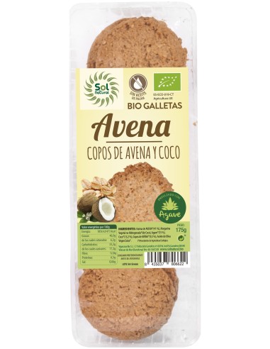 Solnatural Gall. Avena Coco Agave Bio 175G